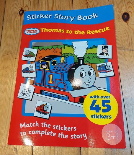 Thomas to the Rescue - sticker story book - unused - 2008
