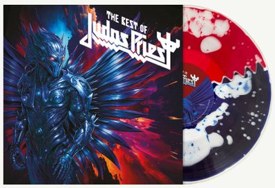 The Best Of Judas Priest Vinyl - Limited Split Blue & Red Liquid Filled LP - Exclusive Career Spanning Greatest Hits Rare Metal Wax