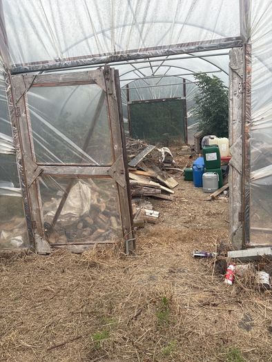 galvanised poly tunnel