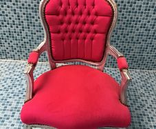 chair child's pink and silver bedroom chair