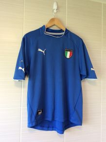 Italy Jersey. National Football Team. Official Puma Mens Home Jersey Year 2003. Original From The Time. Not A Modern Day Remake.