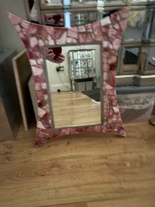 Pink Mosaic Mirror
