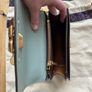 Tory Burch Handbag Leather Plain, Eggshell Blue (Good Condition) Image 3