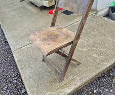 antique folding chairs