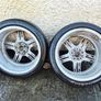 R19 5x120 BMW style 351M OEM staggered alloy wheels with tyres and tpms Image 6