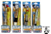 Doctor Who Lot Of Four Rare Sonic Screwdrivers 3rd 8th 9th And 11th Doctor Who Sonic Screwdriver Character Options Toys