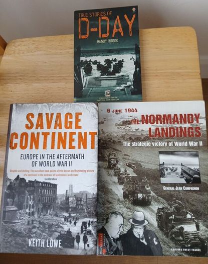 3 WWII Books: D-Day, Savage Continent, Normandy Landings
