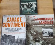3 WWII Books: D-Day, Savage Continent, Normandy Landings