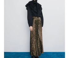 Animal print skirt