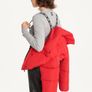 Red DKNY Puffer Style Cropped Jacket Image 4