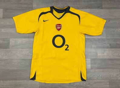 Genuine Vintage 2005 Nike Arsenal London Away Jersey Shirt Mens Medium