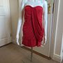 Red strapless mini dress Image 5