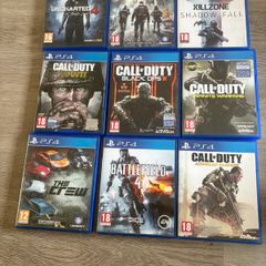 PS4  Game bundle ( call of duty , battlefield)