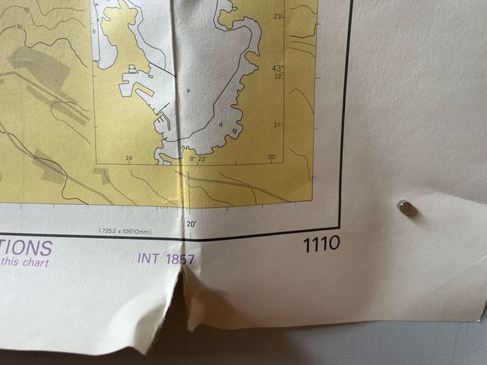 Nautical chart: Spain North West Coast - La Coruna and approaches