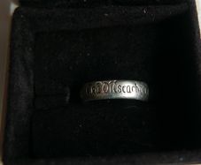Vintage STERLING IRISH Gra Dilseacht Cairdeas  Vintage 925 Silver-Celtic Loyalty Love Friendship-Comfort Band-Wedding Promise