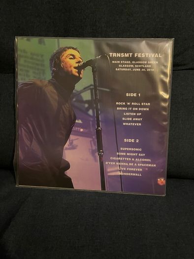 Liam Gallagher Vinyl Live 2018