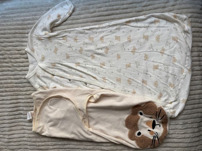 Sleeping bag and baby swaddle