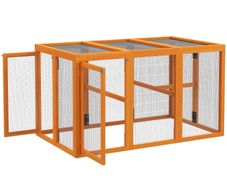 Wooden Chicken Coop with Combinable Design, for 1-3 Chickens