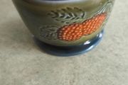 Vintage WADE PORCELAIN Pottery IRELAND Irish Sugar Berry Preserves Jam Bowl Container with Lid 1950-60s