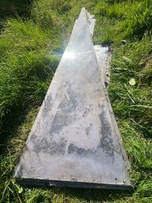 12x perspex sheets triangle shaped