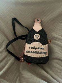 Skinny Dip champagne bag