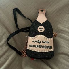 Skinny Dip champagne bag
