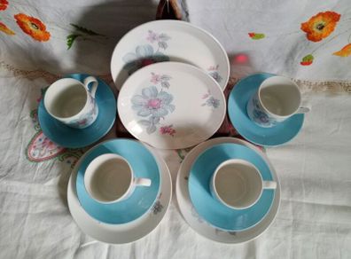 Vintage tea set , Johnson Brothers, retro coffee set