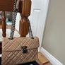 Kurt Geiger Camel quilted leather with padlock Image 2