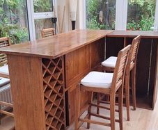 Solid Teak Bar