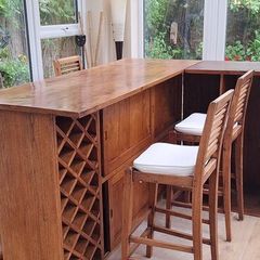 Solid Teak Bar