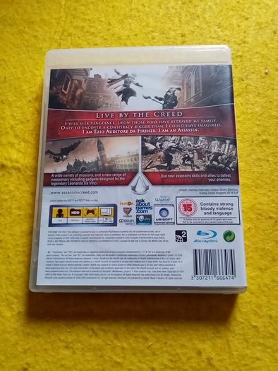 Assassins creed II 2 PlayStation 3 ps3 games Original Pal version