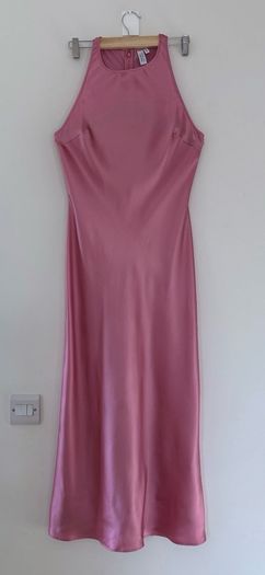 &Other Stories Slim Satin midi dress