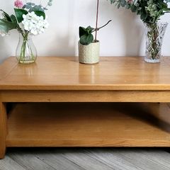 Solid Oak Coffee Table