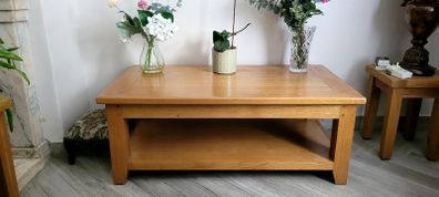 Solid Oak Coffee Table