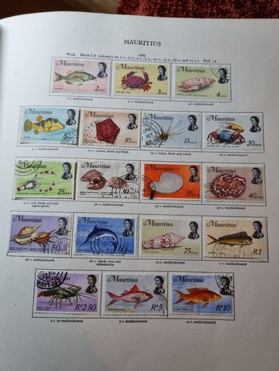 MAURITIUS album with stamps