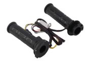 Black 7/8" motos Motorcycle handlebar Electric Hot Heated Grips Handle Handlebar Warmer