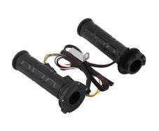 Black 7/8" motos Motorcycle handlebar Electric Hot Heated Grips Handle Handlebar Warmer
