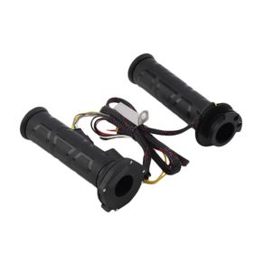Black 7/8" motos Motorcycle handlebar Electric Hot Heated Grips Handle Handlebar Warmer