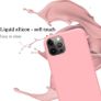 Liquid Silicone Case For iPhone 12 / 12 Pro Luxury Thin Soft Phone Cover New Chalk Pink - FHT9IP12LK Image 3