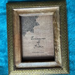Treasures of India" collection mango wood frame.