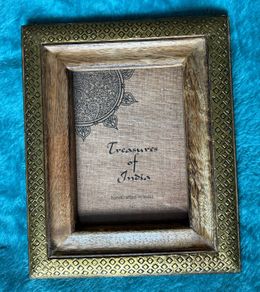 Treasures of India" collection mango wood frame.