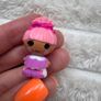 Lalaloopsy Tinies Swirly Figure Eight Girl approx. 3.5 cm. Used Please see photos Image 5