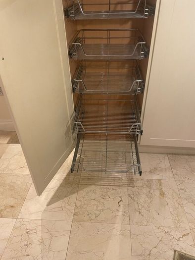 Pull Out Wire Storage shelves for kitchen storage
