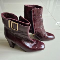 Tommy Hilfiger ancle boots - burgundy