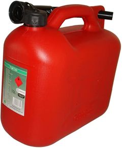 fuel can 10 litre with spout - plastic