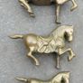 Vintage Brass Horses Image 8