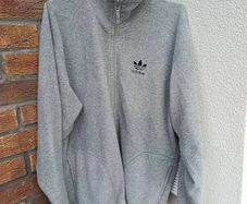 Vintage Adidas Fleece Zip Jacket Mens Large L