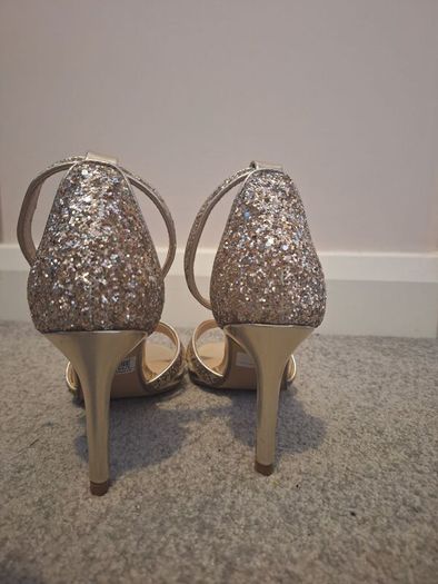 Dune Gold Strappy Sandals - Size 5 - Never worn