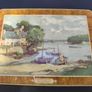 Quiet Haven by Georges Robin Tin Vintage Antique Collectable Retro Blue Bird Confectionery Image 2
