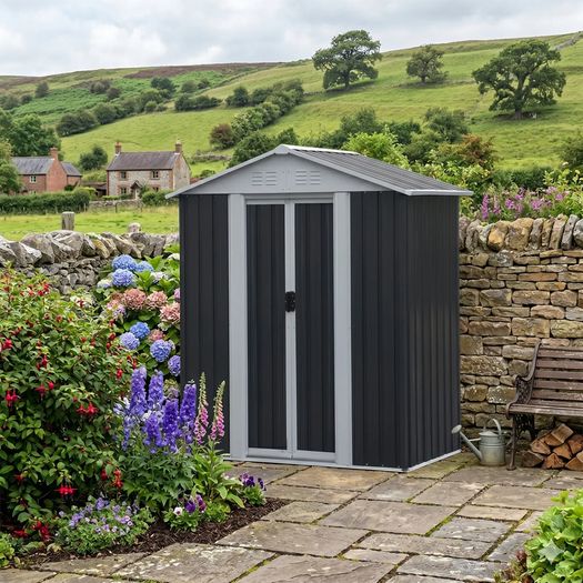 Metal Shed 5x3FT Apex Roof